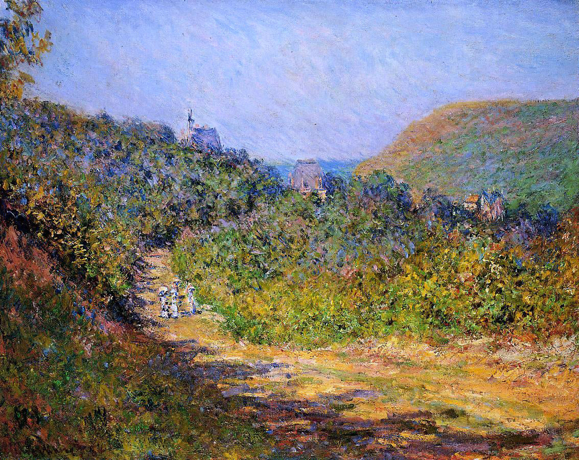 Claude Oscar Monet At Les Petit-Dalles - Hand Painted Oil Painting