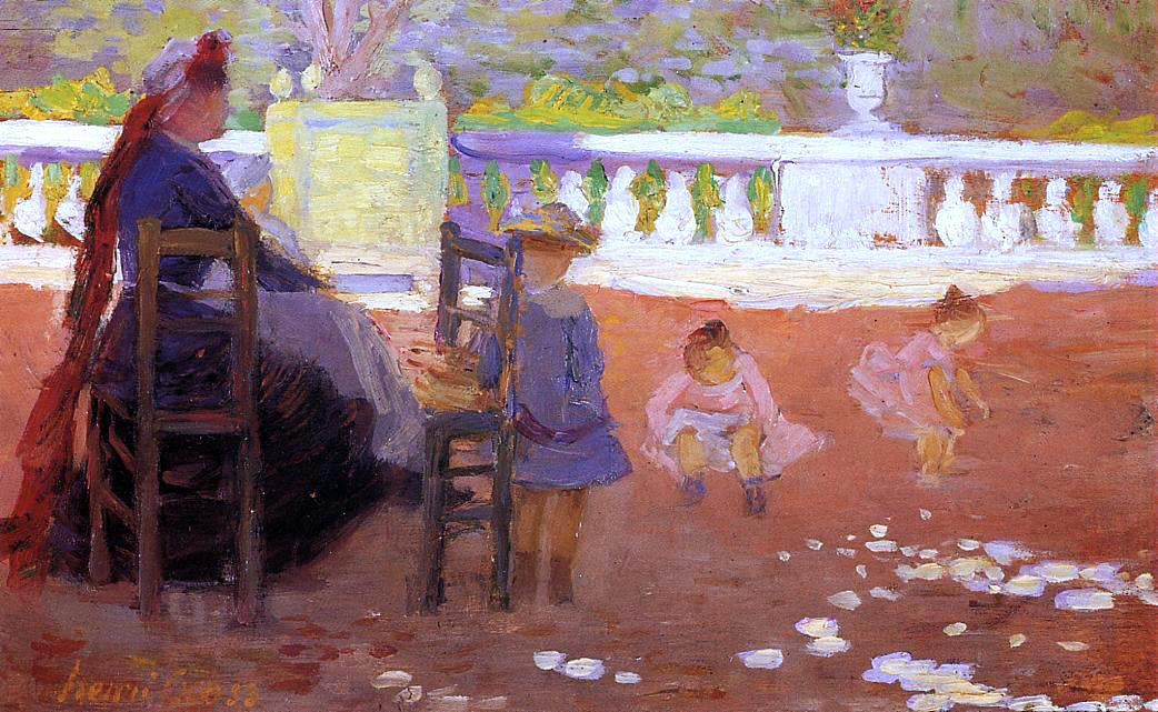 Henri Edmond Cross At Luxembourg - Hand Painted Oil Painting