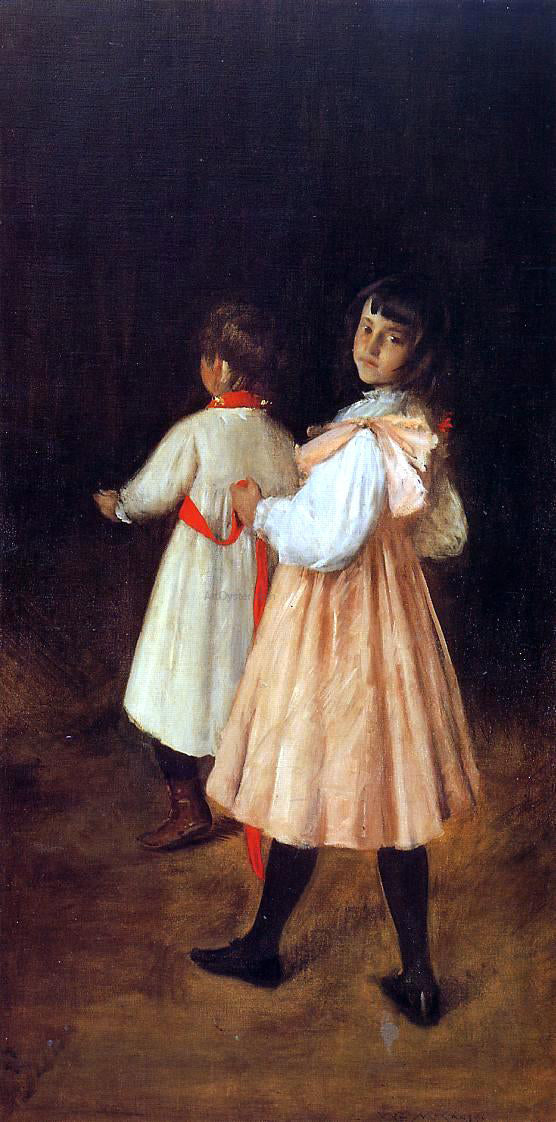 William Merritt Chase At Play - Hand Painted Oil Painting