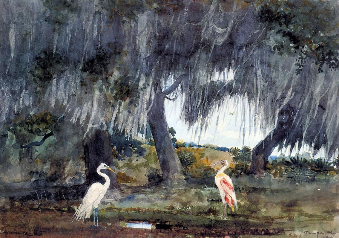 Winslow Homer At Tampa - Hand Painted Oil Painting