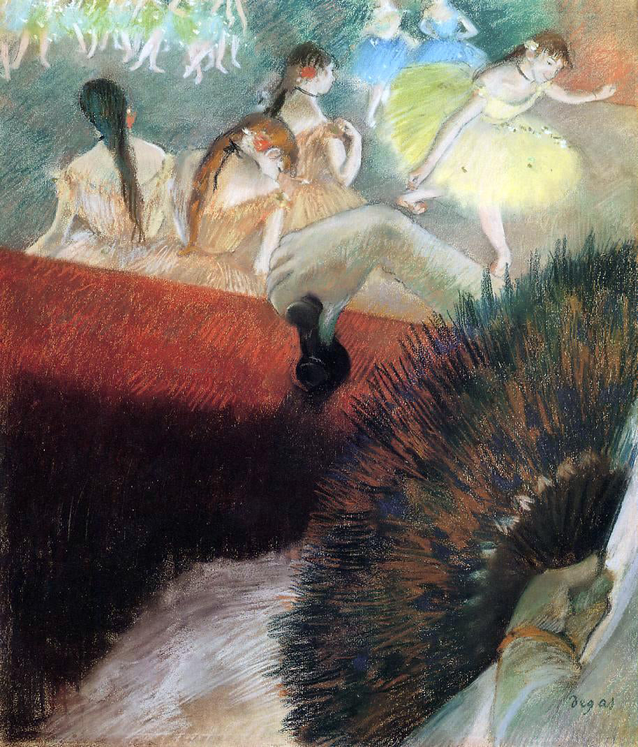 Edgar Degas At the Ballet - Hand Painted Oil Painting