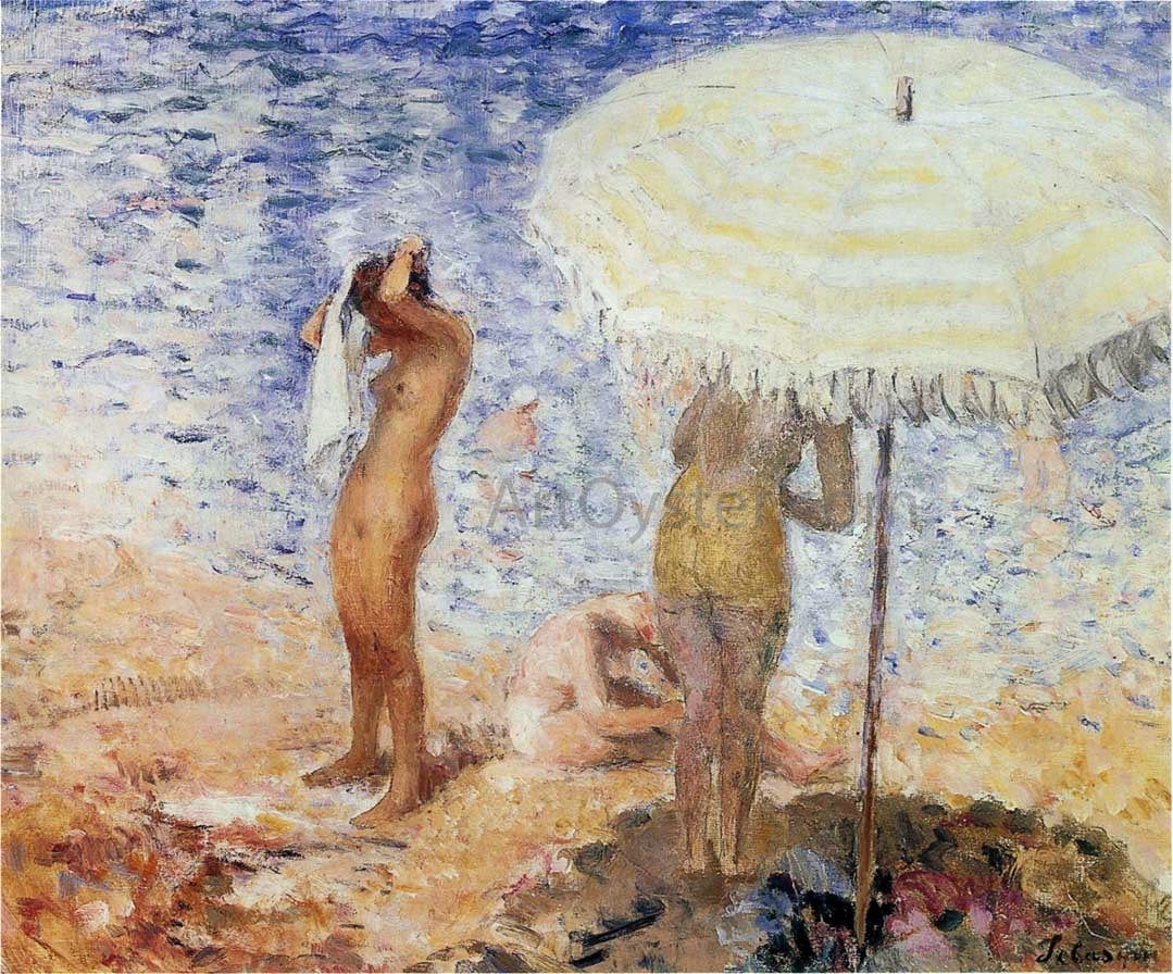 Henri Lebasque At the Beach - Hand Painted Oil Painting