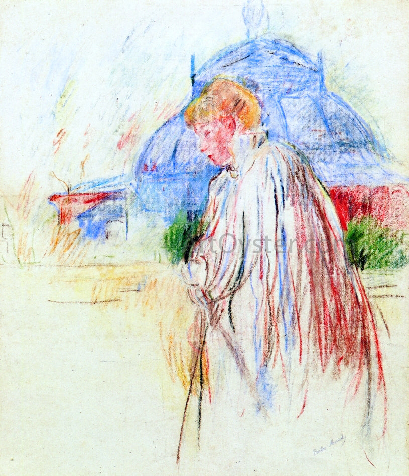 Berthe Morisot At the Exposition Palace - Hand Painted Oil Painting