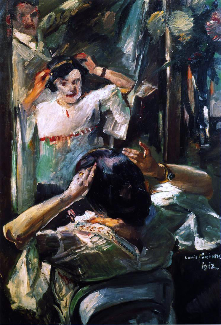 Lovis Corinth At the Mirror - Hand Painted Oil Painting