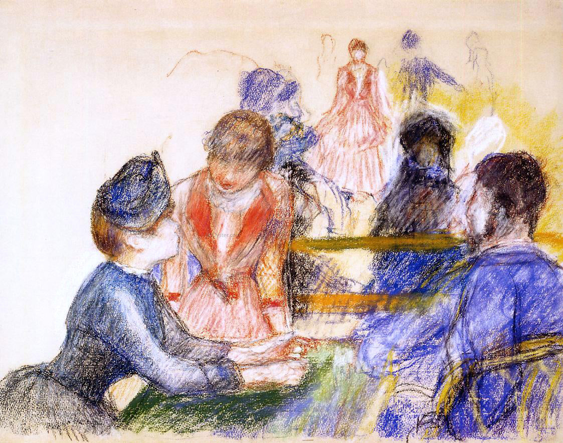 Pierre Auguste Renoir At the Moulin de la Galette - Hand Painted Oil Painting