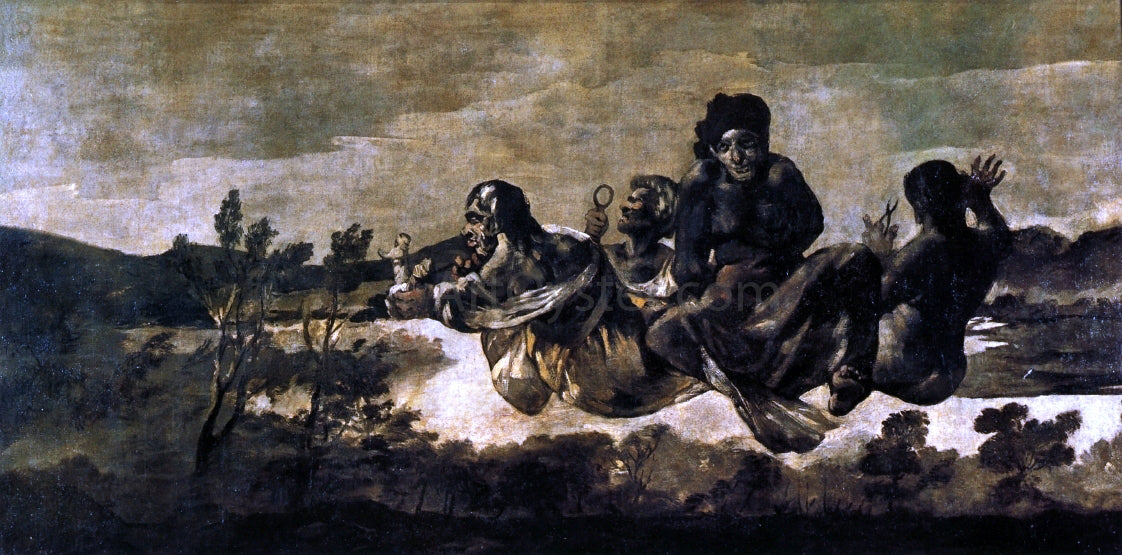 Francisco Jose de Goya Y Lucientes Atropos (also known as The Fates) - Hand Painted Oil Painting