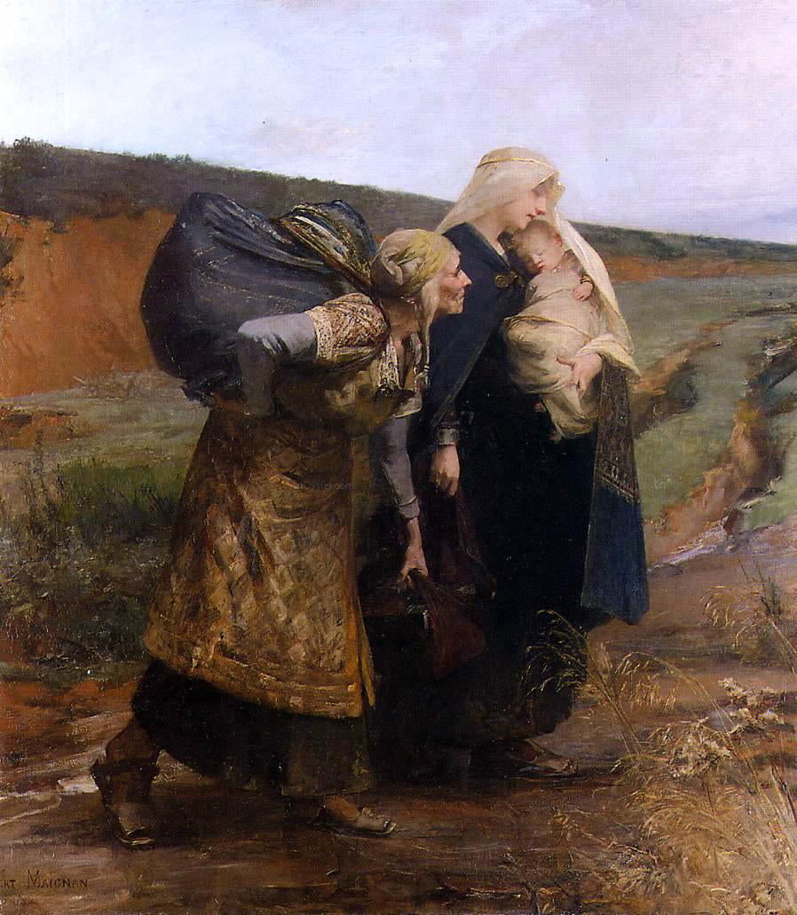 Albert Rene Maignan Audovere Repudie - Hand Painted Oil Painting