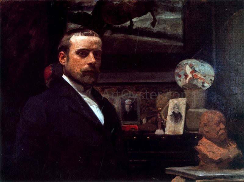 Cecilio Pla y Gallardo Autorretrato - Hand Painted Oil Painting
