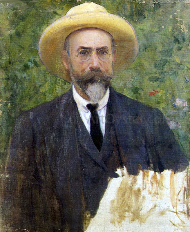 Jose Benlliure Gil Autorretrato - Hand Painted Oil Painting