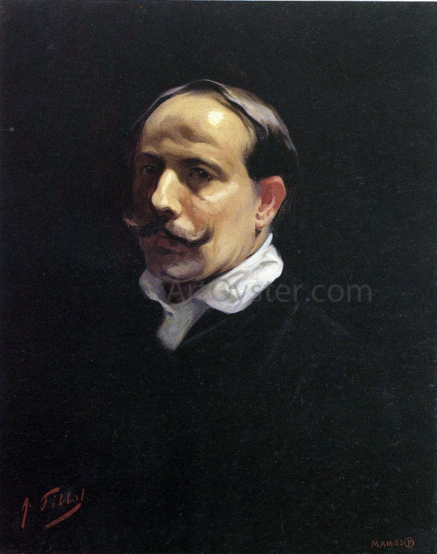  Antonio Fillol Granell Autorretrato - Hand Painted Oil Painting