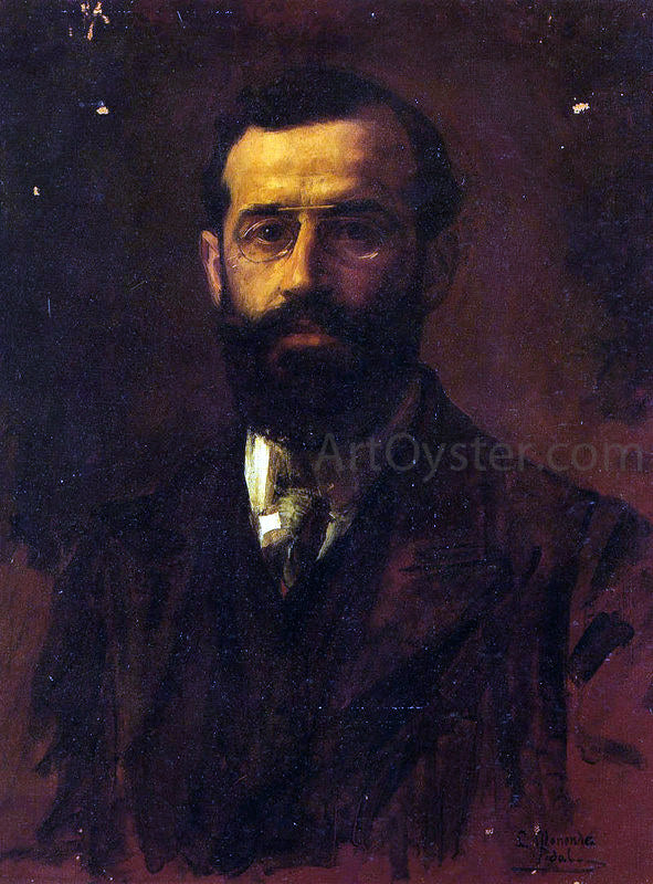 Luis Menendez Pidal Autorretrato - Hand Painted Oil Painting