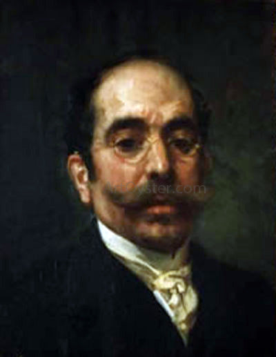 Antonio Munoz Degrain Autorretrato - Hand Painted Oil Painting
