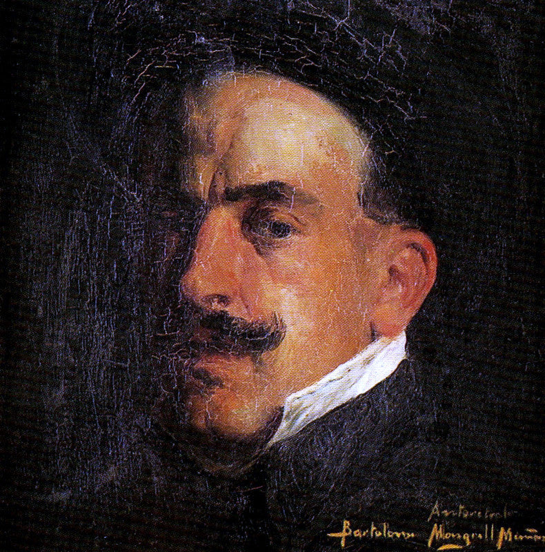 Bartolome Mongrell Munoz Autorretrato - Hand Painted Oil Painting