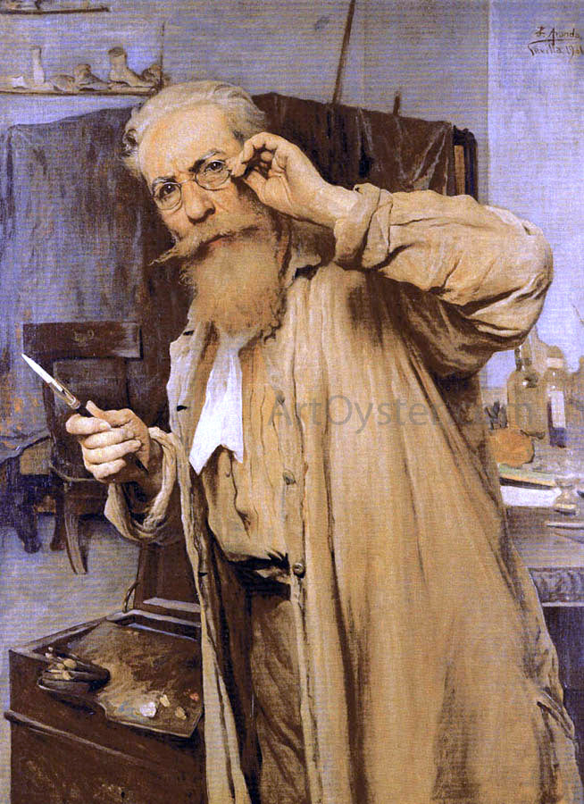 Jose Jimenez Y Aranda Autorretrato - Hand Painted Oil Painting