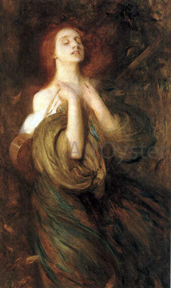 Arthur Hacker Autumn - Hand Painted Oil Painting