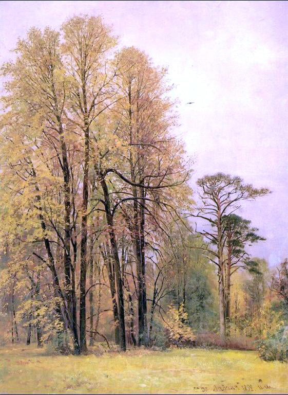 Ivan Ivanovich Shishkin Autumn - Hand Painted Oil Painting