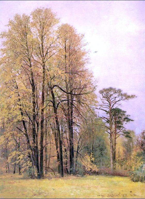 Ivan Ivanovich Shishkin Autumn - Hand Painted Oil Painting