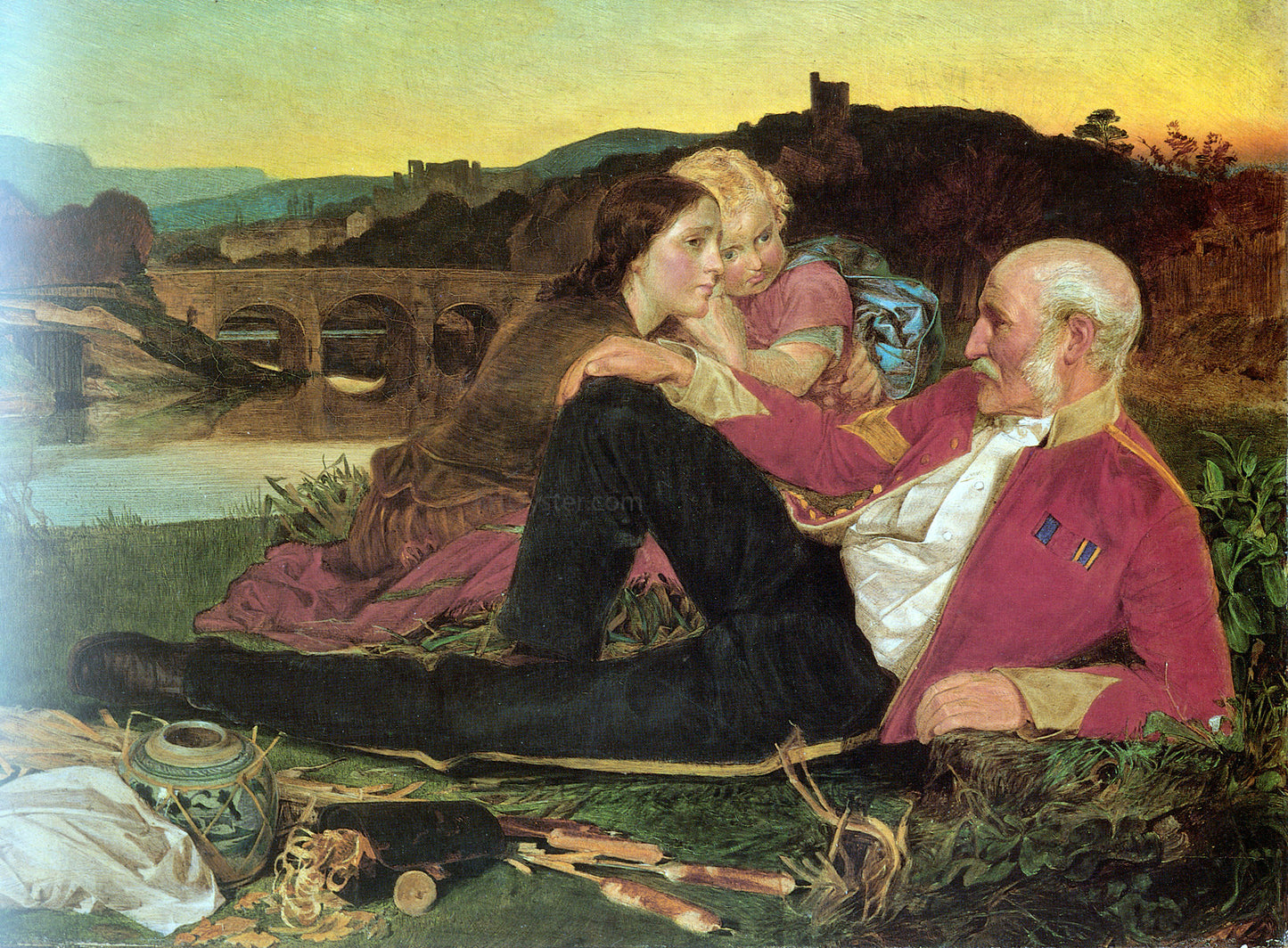 Anthony Frederick Sandys Autumn - Hand Painted Oil Painting