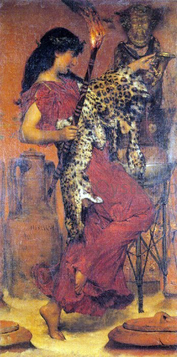 Sir Lawrence Alma-Tadema Autumn - Hand Painted Oil Painting