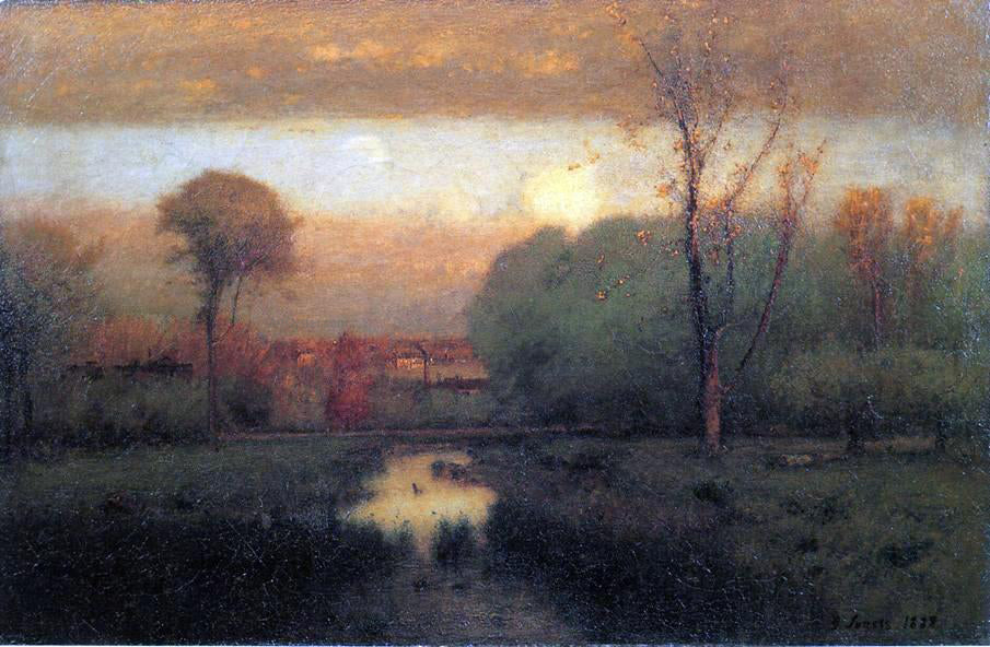 George Inness Autumn Gold - Hand Painted Oil Painting