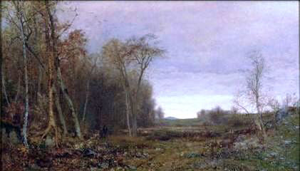 Jervis McEntee Autumn Idyl - Hand Painted Oil Painting