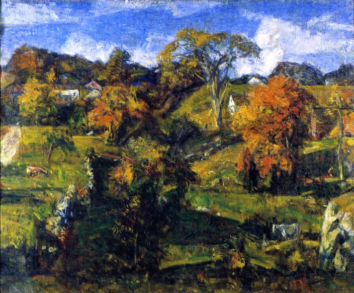 Charles Harold Davis Autumn in Connecticut - Hand Painted Oil Painting