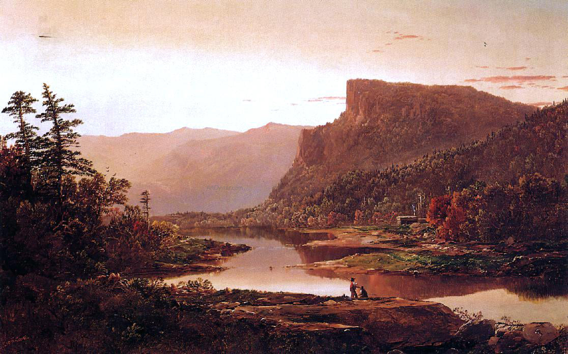 William Louis Sonntag Autumn Landscape - Hand Painted Oil Painting