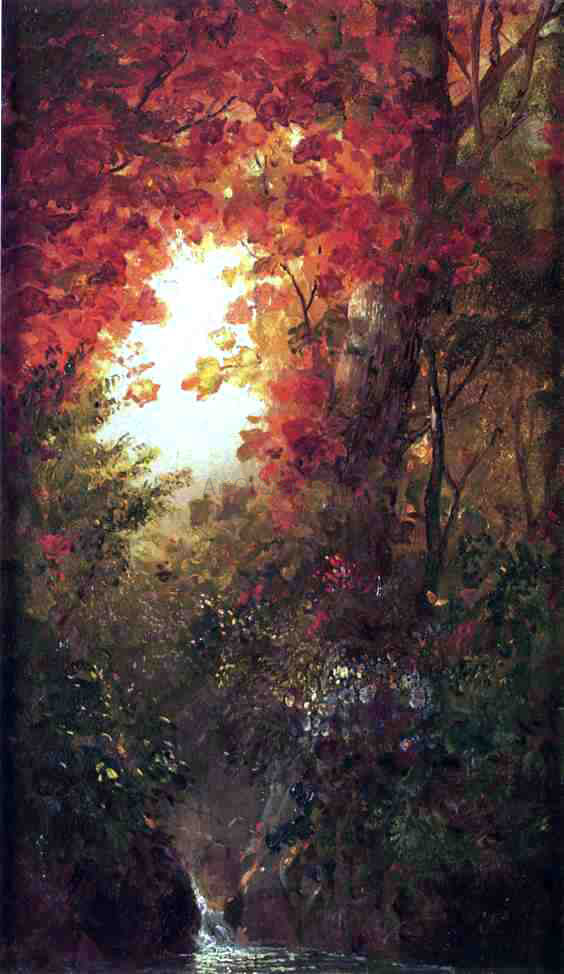 Frederic Edwin Church Autumn Landscape, Vermont - Hand Painted Oil Painting
