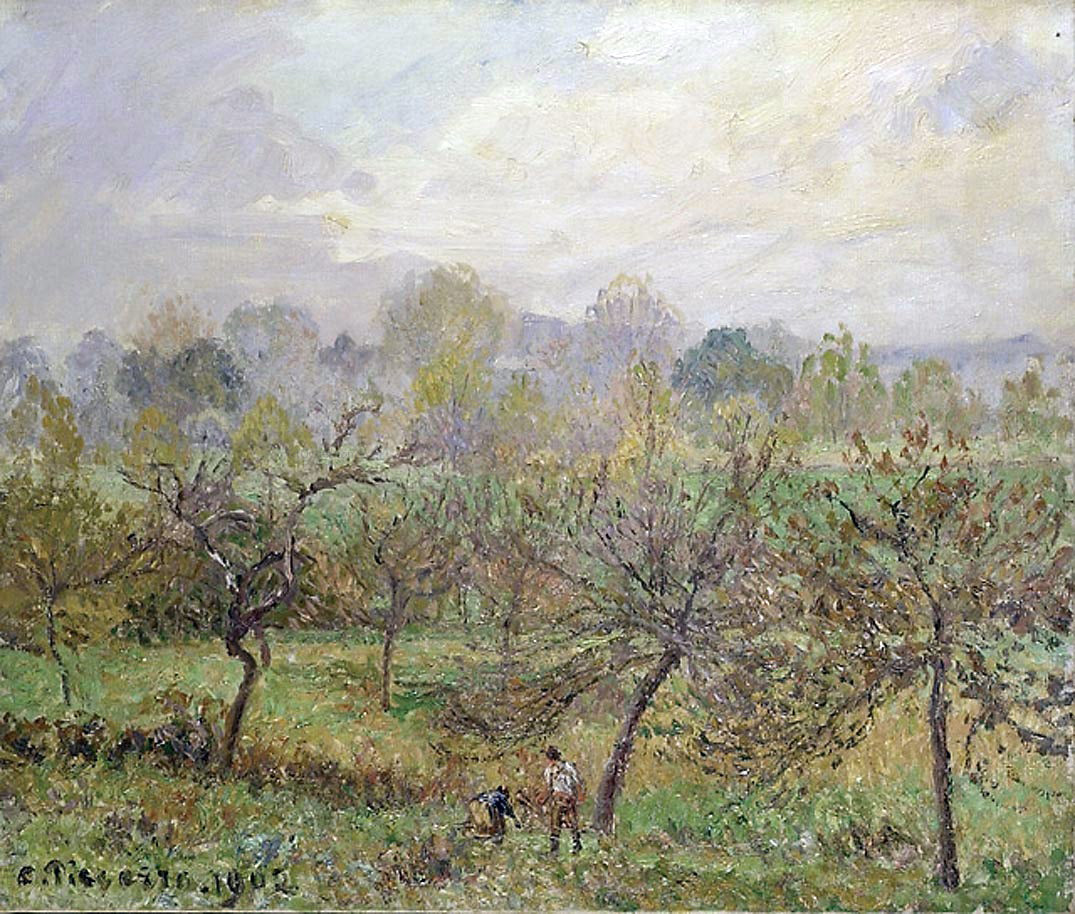 Camille Pissarro Autumn, Morning Mist, Eragny-Sur-Epte - Hand Painted Oil Painting