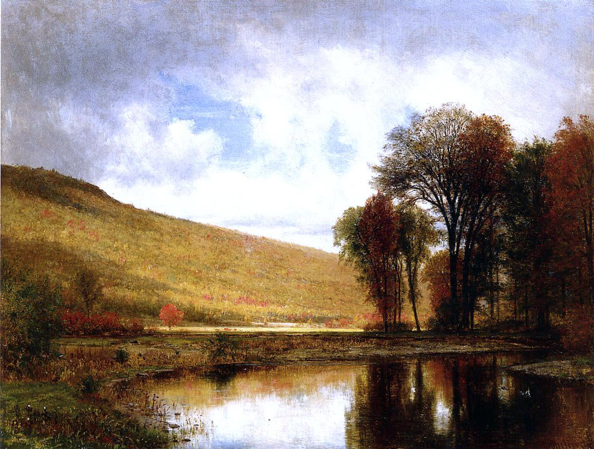 Thomas Worthington Whittredge Autumn on the Deleware - Hand Painted Oil Painting
