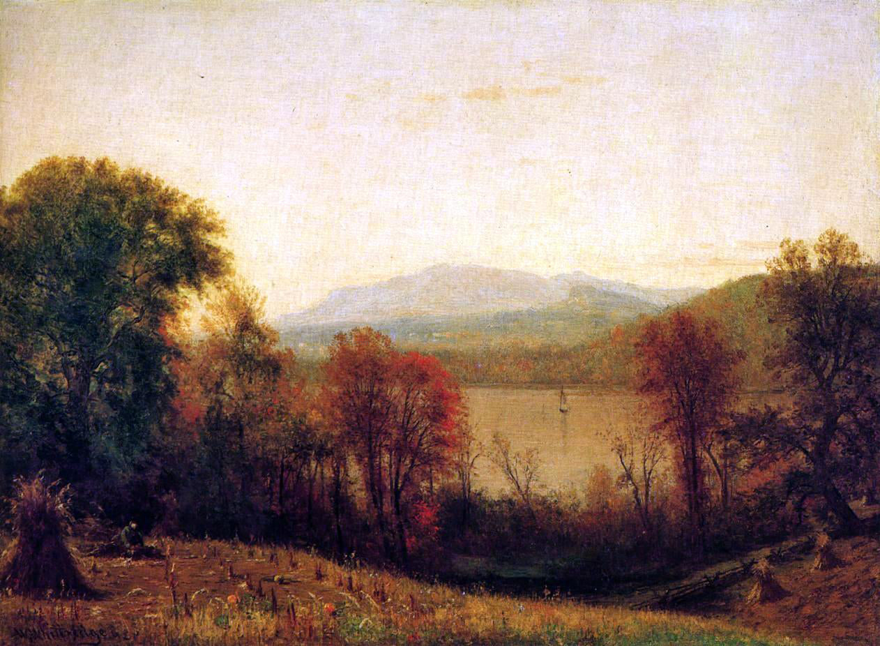 Thomas Worthington Whittredge Autumn on the Hudson - Hand Painted Oil Painting
