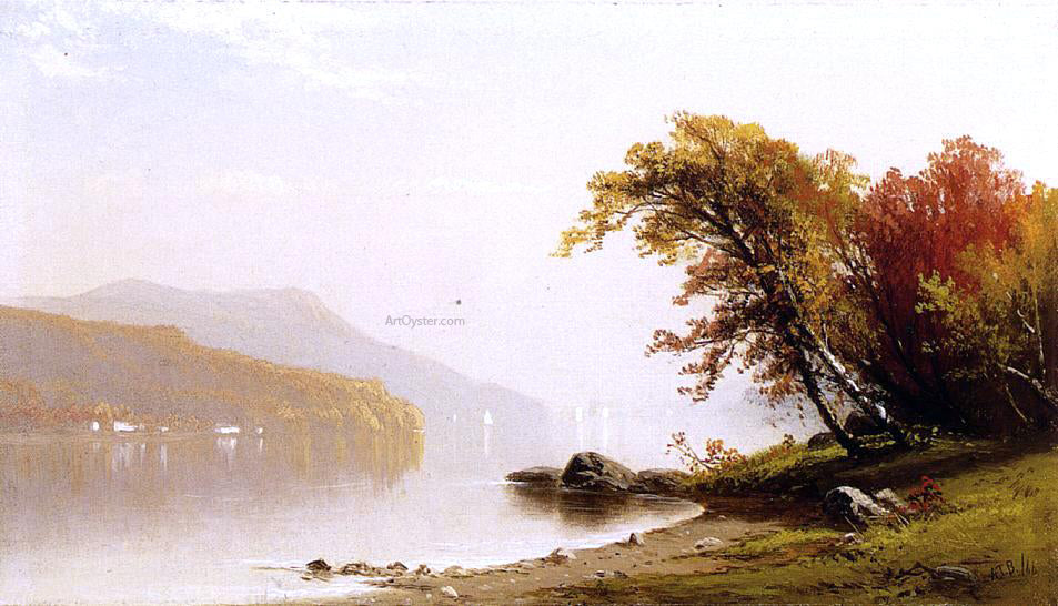Alfred Thompson Bricher Autumn on the Lake - Hand Painted Oil Painting