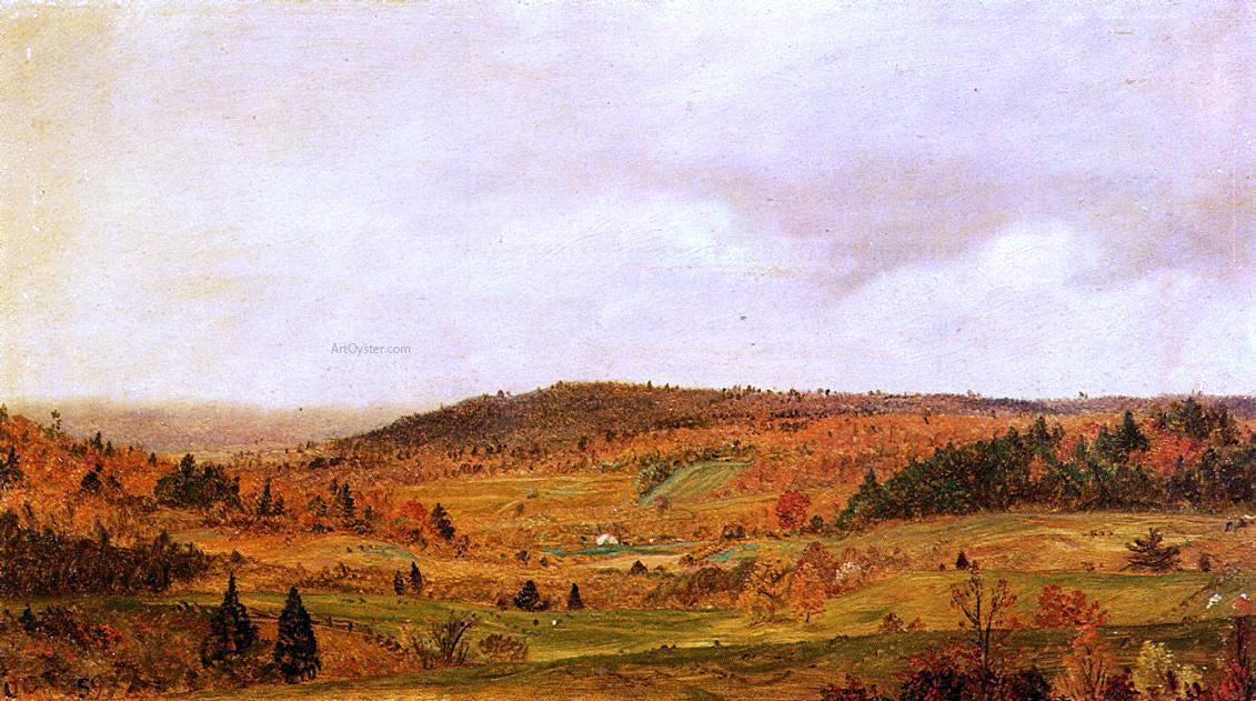 Frederic Edwin Church Autumn Shower - Hand Painted Oil Painting