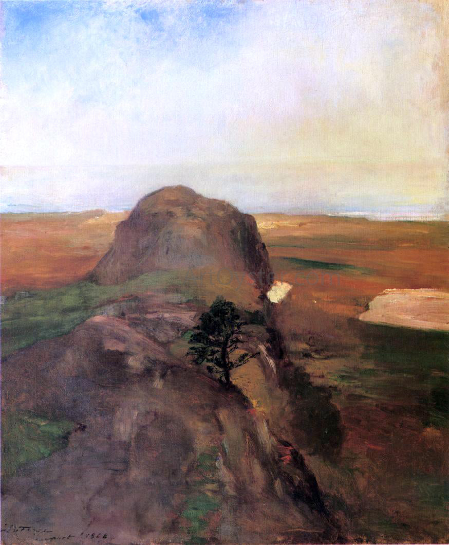 John La Farge Autumn Study, View over Hanging Rock, Newport, R.I. (also known as Bishop Berkeley's Rock) - Hand Painted Oil Painting