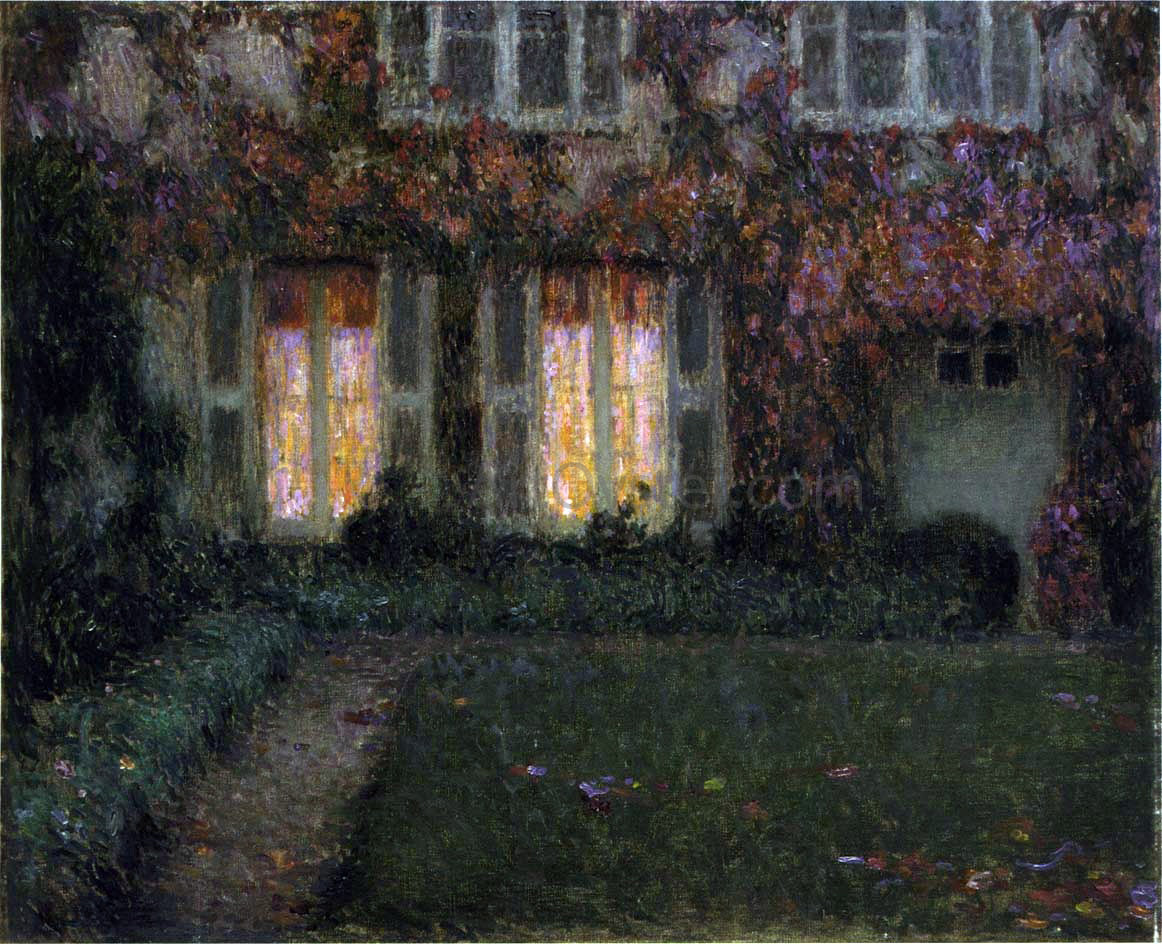 Henri Le Sidaner Autumn Twilight - Hand Painted Oil Painting