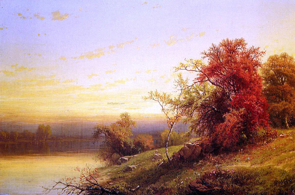  William Mason Brown Autumnal Landscape - Hand Painted Oil Painting