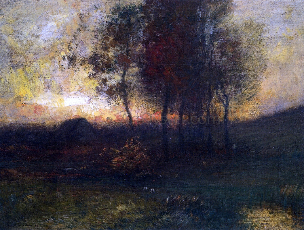John Murphy Autumnal Landscape - Hand Painted Oil Painting
