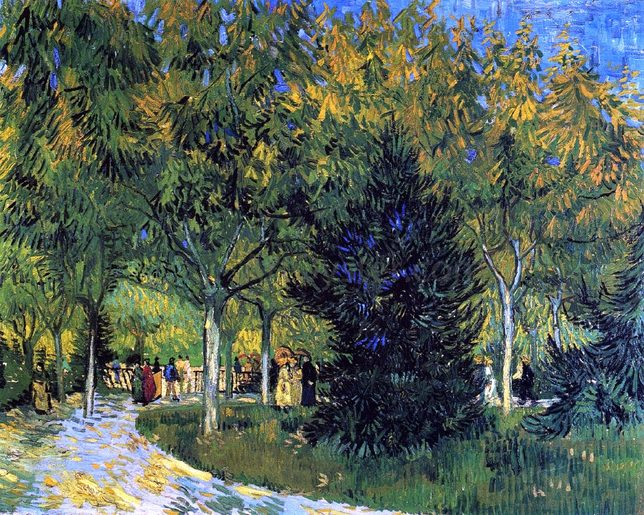 Vincent Van Gogh Avenue in the Park - Hand Painted Oil Painting