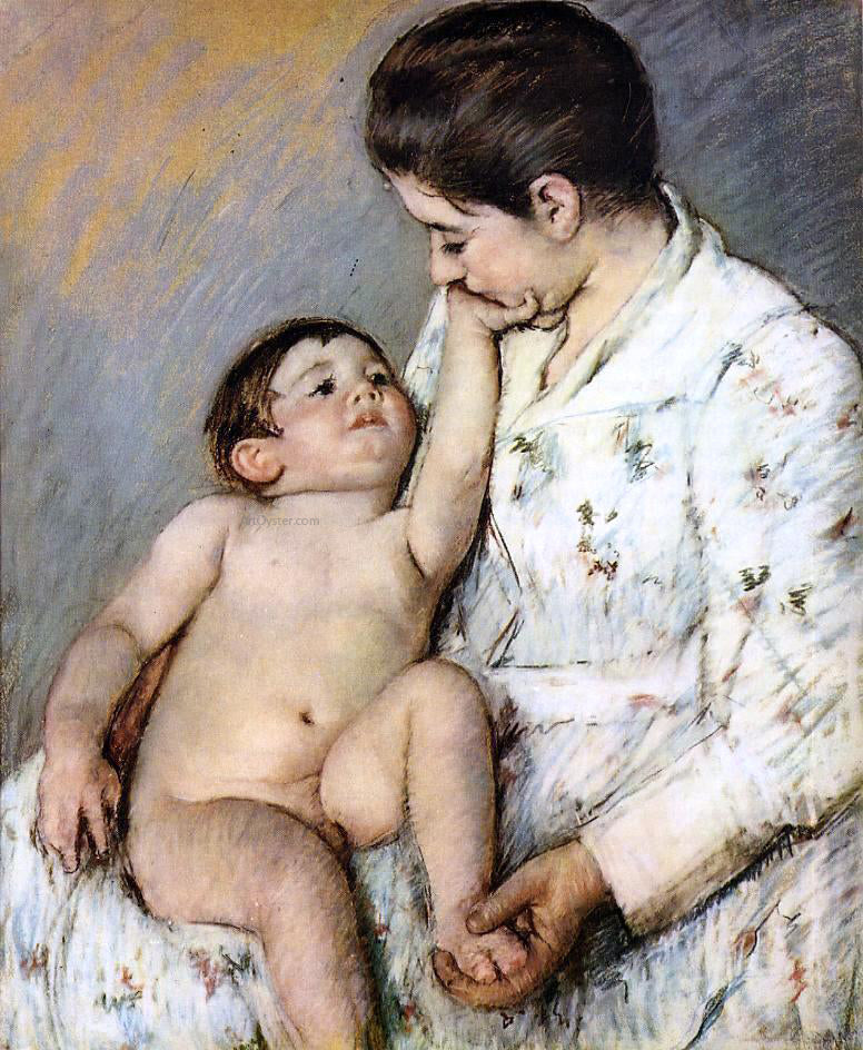 Mary Cassatt Baby's First Caress - Hand Painted Oil Painting