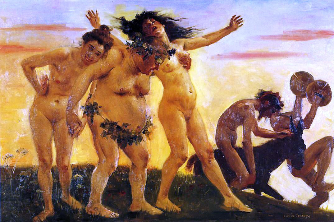 Lovis Corinth Baccants Returning Home - Hand Painted Oil Painting