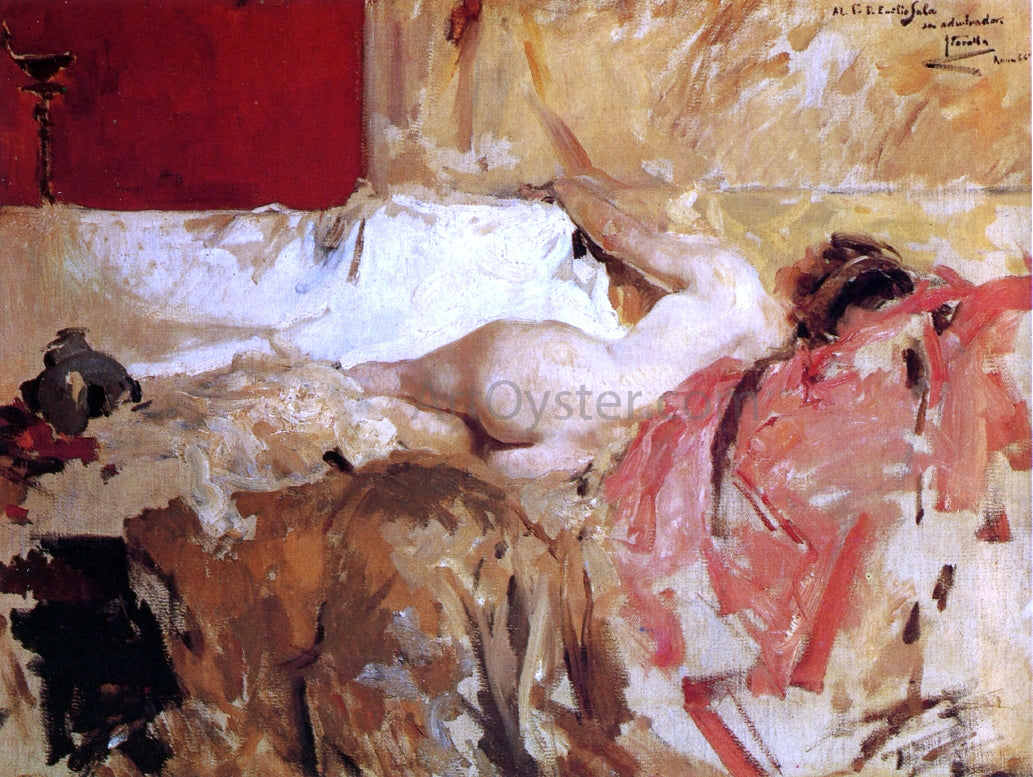 Joaquin Sorolla Y Bastida Bacchante - Hand Painted Oil Painting
