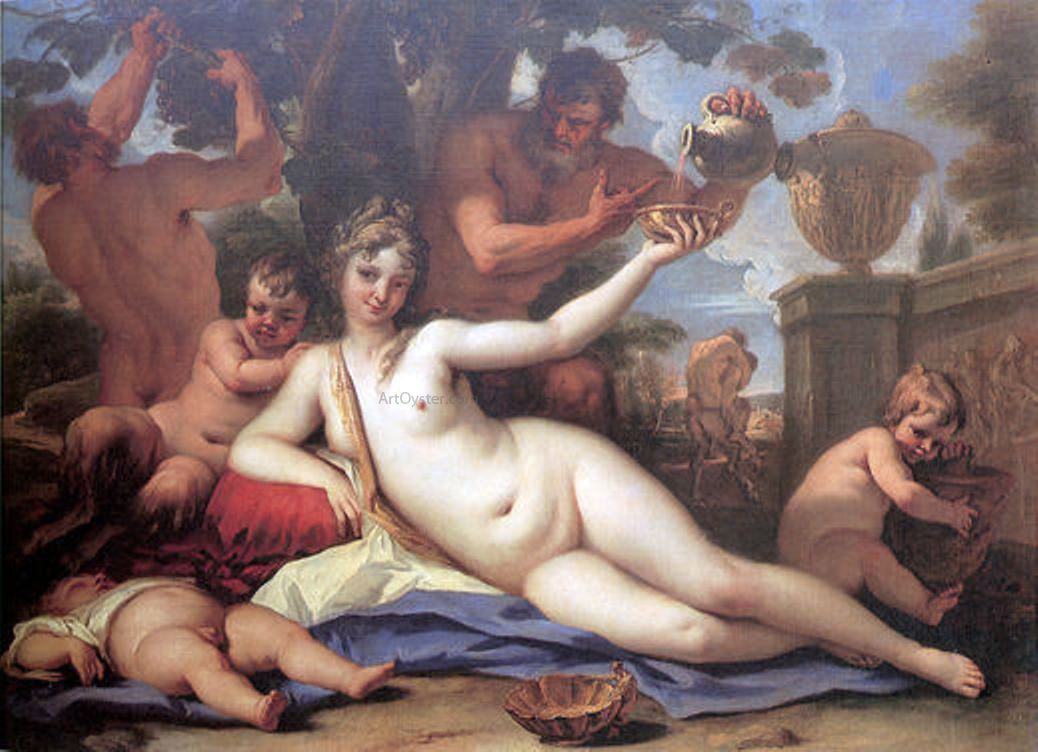 Sebastiano Ricci Bacchante - Hand Painted Oil Painting
