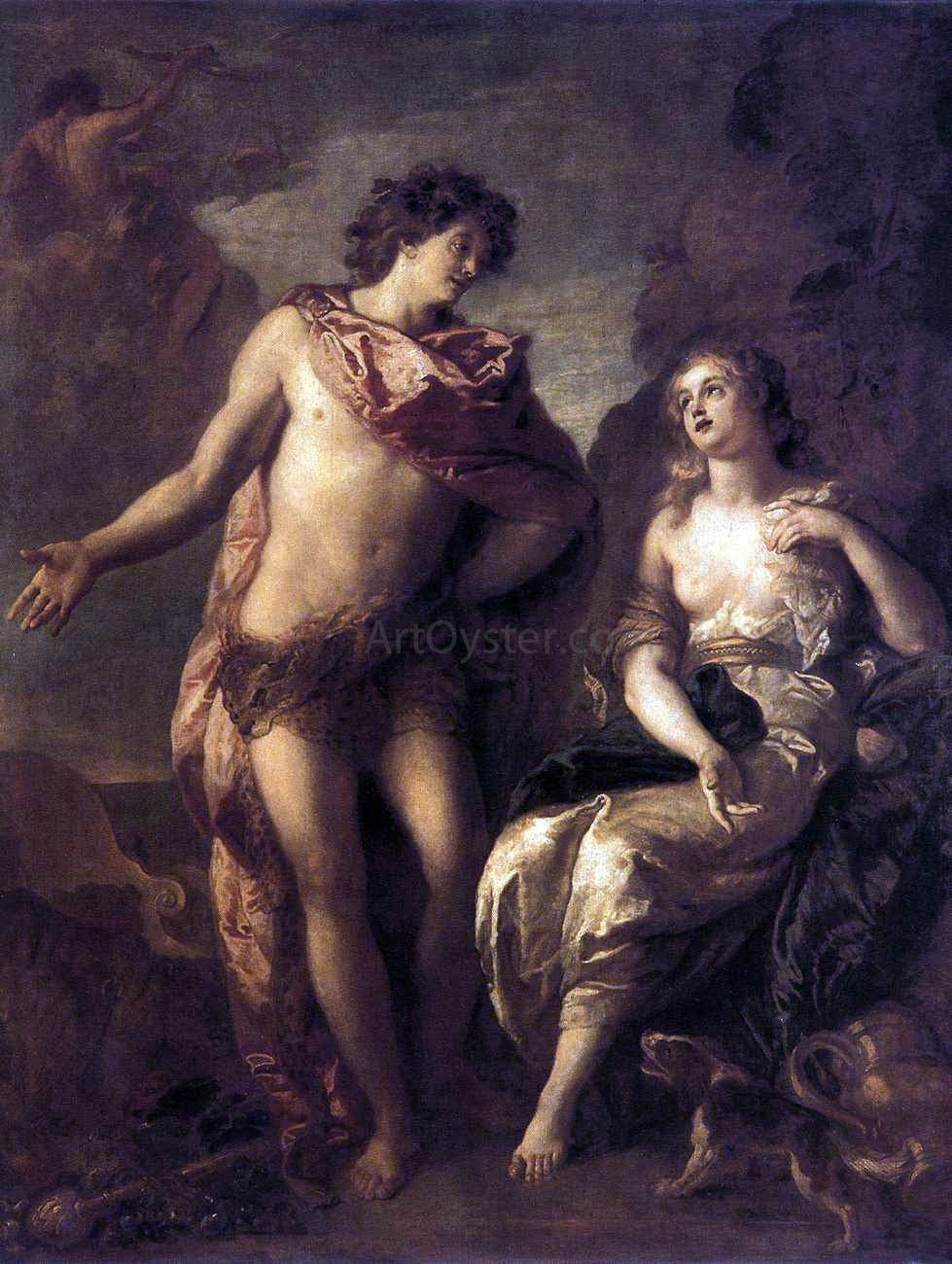 Charles De la Fosse Bacchus and Ariadne - Hand Painted Oil Painting