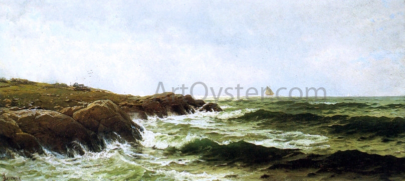 Alfred Thompson Bricher Bakers Island - Hand Painted Oil Painting