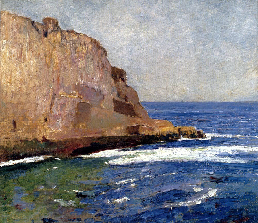  Emil Carlsen Bald Head Cliff, York, Maine - Hand Painted Oil Painting