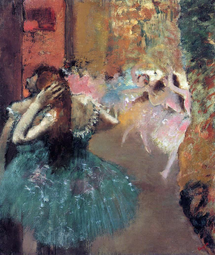  Edgar Degas Ballet Scene - Hand Painted Oil Painting