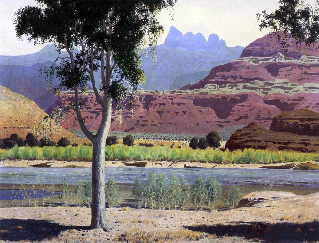 James Swinnerton Bank of the Colorado River - Hand Painted Oil Painting