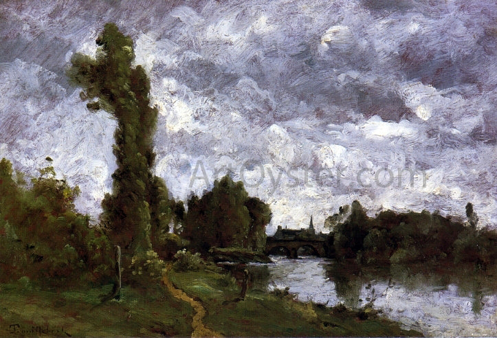 Paul Desire Trouillebert Banks of a River - Hand Painted Oil Painting