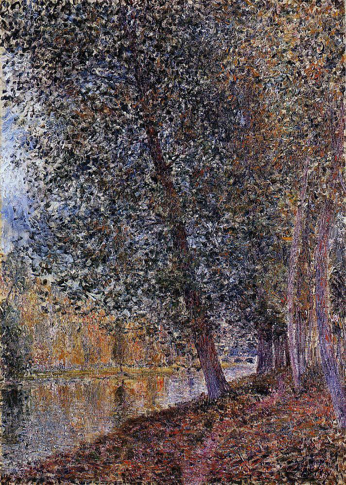 Alfred Sisley Banks of the Loing, Autumn - Hand Painted Oil Painting