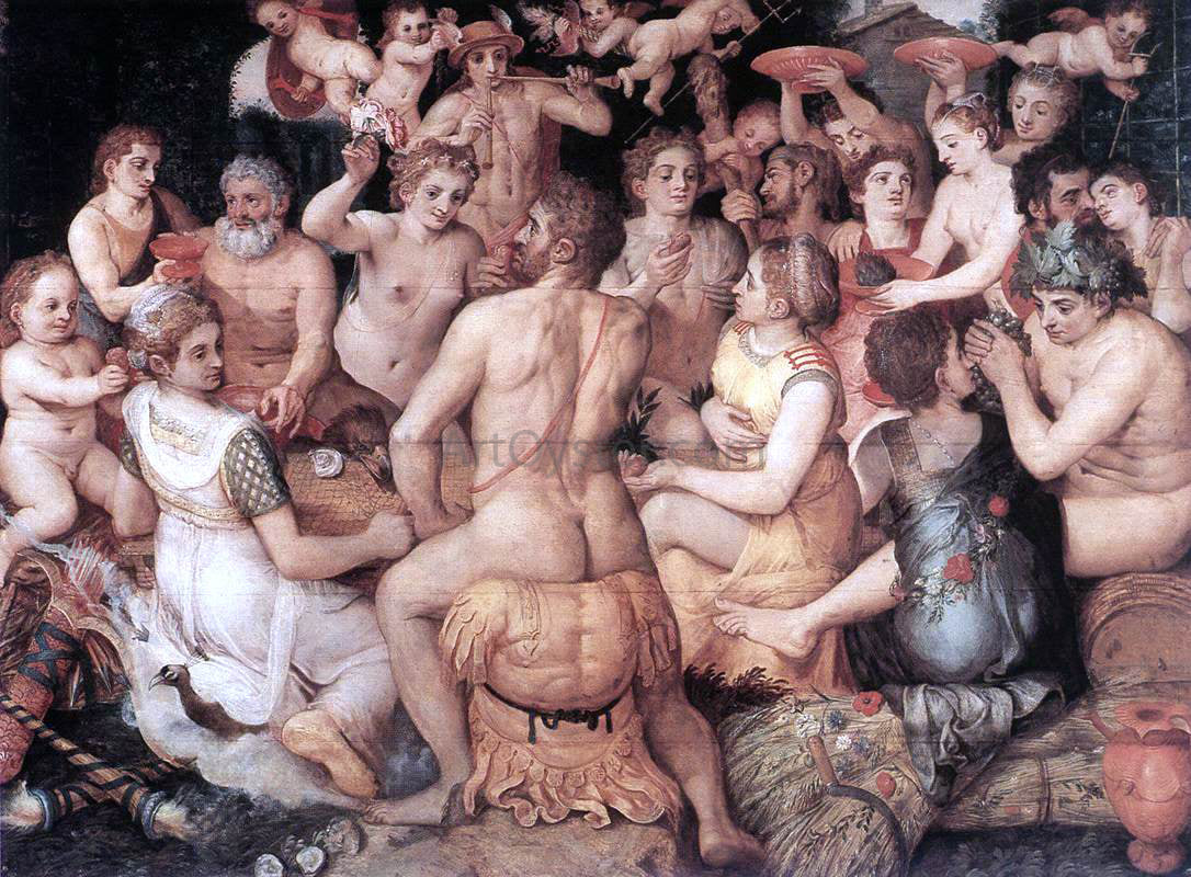 The Elder Frans Floris Banquet of the Gods - Hand Painted Oil Painting